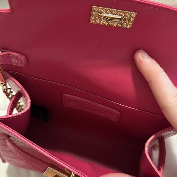 NWOT RARE Like Dreams Jasmine Mini Crossbody in Fuchsia - Picture 13 of 16